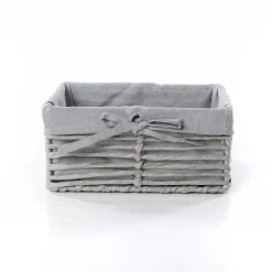 Cesto wc cinza 16x25cm