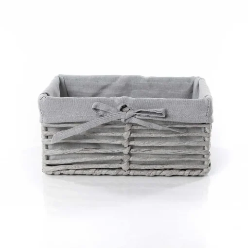 Cesto wc cinza 16x25cm