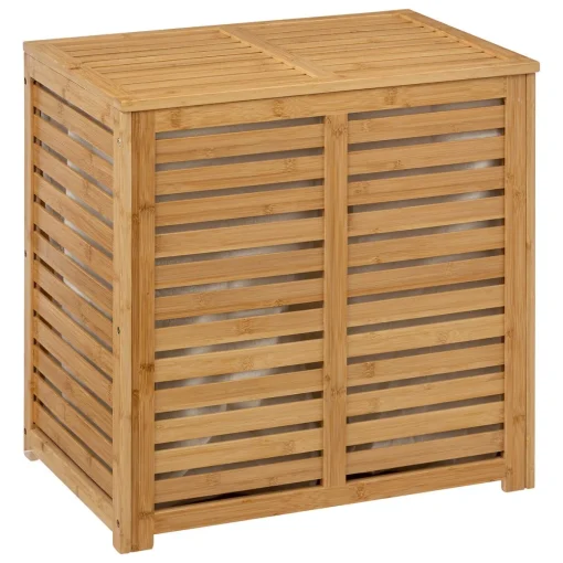Cesto wc duplo bambu 100l