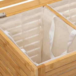 Cesto wc duplo bambu 100l