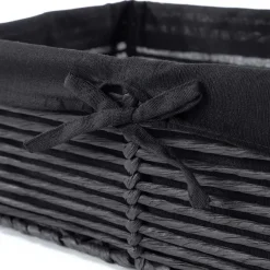 Cesto wc preto 27x39cm
