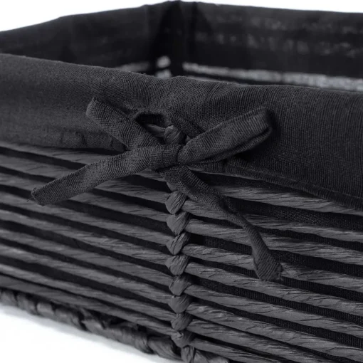 Cesto wc preto 27x39cm