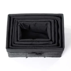 Cesto wc preto 27x39cm