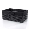 Cesto wc preto 31x44cm