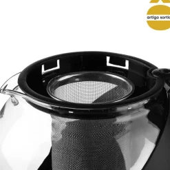 Chaleira de vidro 1,25l