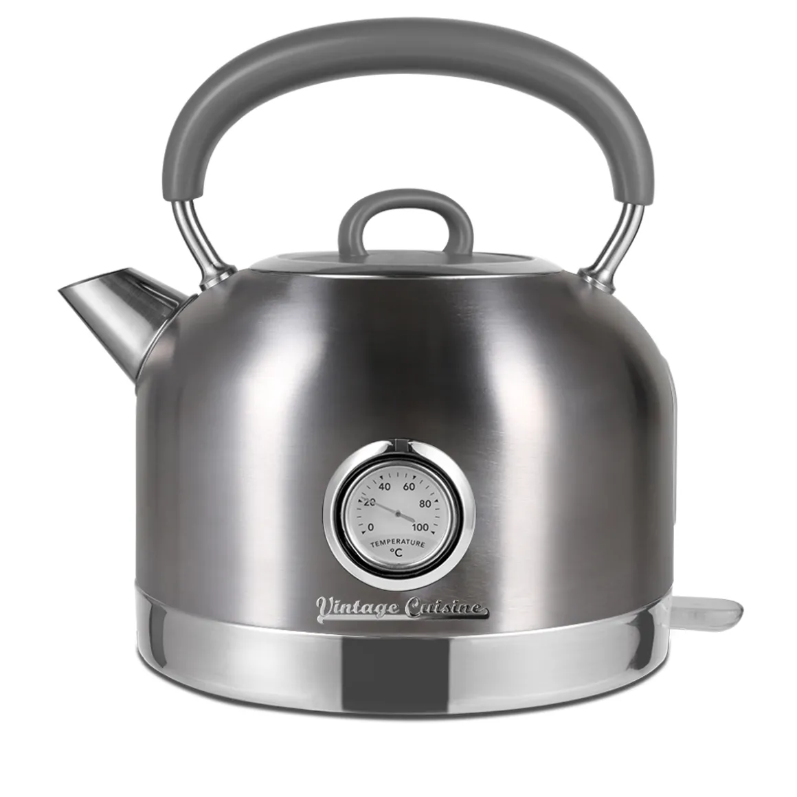 Chaleira elétrica VINTAGE CUISINE prateada 2200w