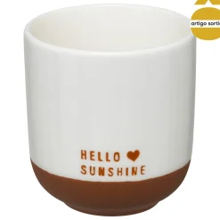 Chávena de café HELLO branca 10cl