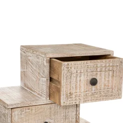 Cómoda com 6 gavetas AJAY bege 122cm