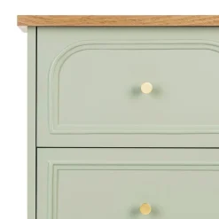 Cómoda Com 5 Gavetas Mohea Celadon