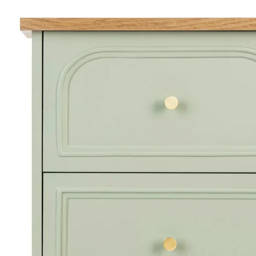 Cómoda Com 5 Gavetas Mohea Celadon