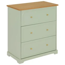 Cómoda Com 3 Gavetas Mohea Celadon