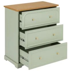 Cómoda Com 3 Gavetas Mohea Celadon