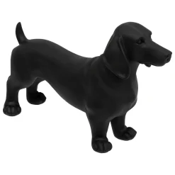 Cão basset hound decorativo BE VINTAGE preto
