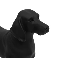 Cão basset hound decorativo BE VINTAGE preto