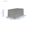 Cobertura para mesa retangular m