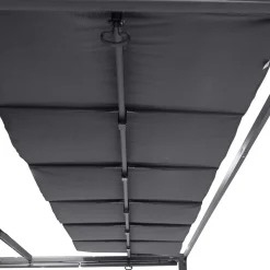 Cobertura para pérgula MOAI cinza ardósia 3x4m
