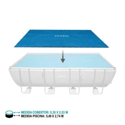 Cobertura SOLAR para piscina 2,53x5,38m