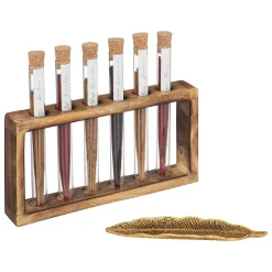 Coffret com 6 incensos com suporte e queimador namasté