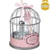 Coffret em gaiola com vela e difusor