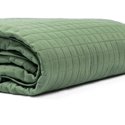 Colcha de casal GRACE verde 250x250cm