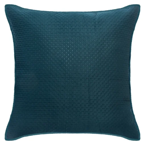 Colcha e 2 capas de almofada DOLCE VITA azul petróleo 240x260cm