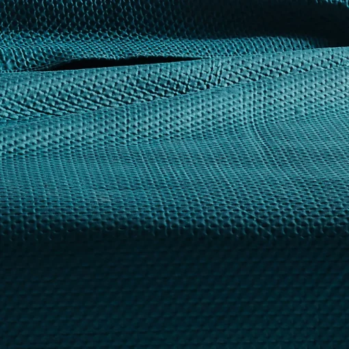 Colcha e 2 capas de almofada DOLCE VITA azul petróleo 240x260cm