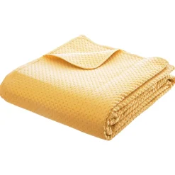 Colcha e 2 capas de almofada DOLCE VITA ocre 240x260cm
