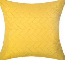 Colcha e 2 capas de almofada TRESSE ocre 240x260cm