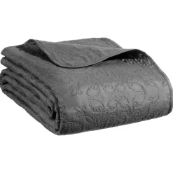 Colcha e duas capas ARABESQUE cinza 240x260cm