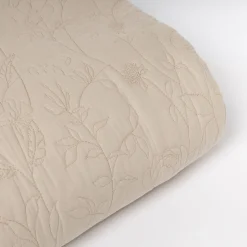 Colcha FLOWER bege 220x240cm