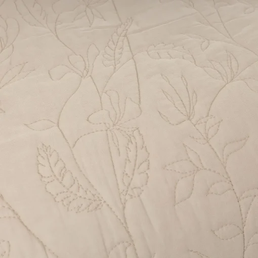 Colcha FLOWER bege 220x240cm