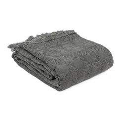 Colcha LAOS cinza 240x260cm