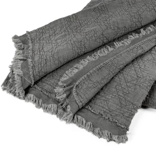 Colcha LAOS cinza 240x260cm