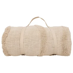 Colcha SLUB tuft bege 240x260cm