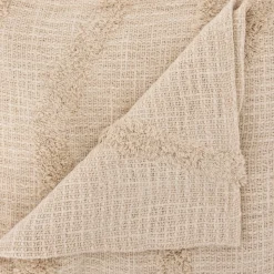Colcha SLUB tuft bege 240x260cm