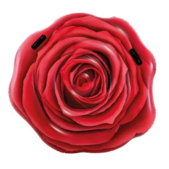 Colchão insuflável rosa vermelha