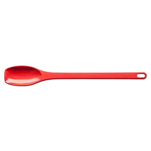 Colher de cozinha vermelha extra resistente