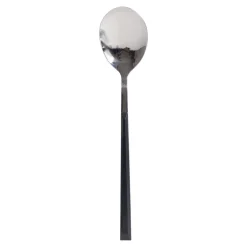 Colher de mesa LUNE inox com cabo preto