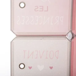 Coluna de arrumação dupla rosa 125x31,5x65cm