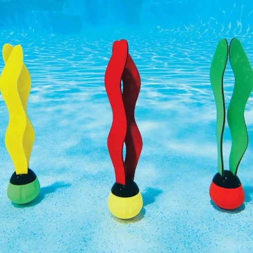Conjunto 3 algas onduladas para piscina
