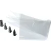 Conjunto 20 bolsas pasteleiro e 4 bicos