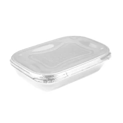 Conjunto 2 caixas plásticas branco 1,4l