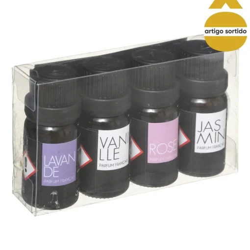 Conjunto 4 frascos óleo perfumado 10ml