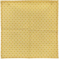 Conjunto 4 guardanapos amarelo algodão
