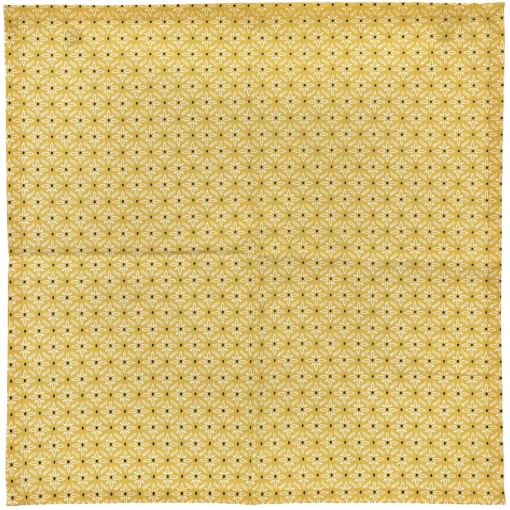 Conjunto 4 guardanapos amarelo algodão