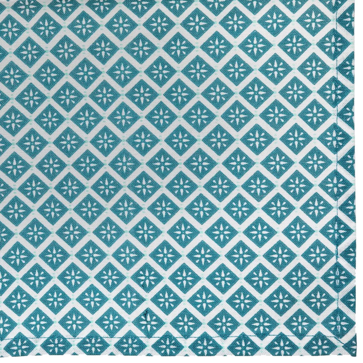 Conjunto 4 guardanapos azul 40x40cm