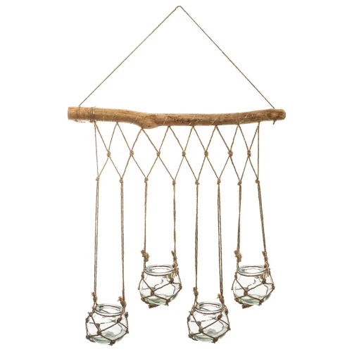 Conjunto 4 jarras suspensas com suporte