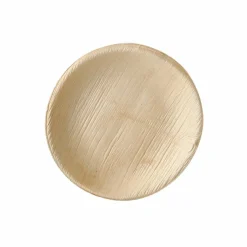 Conjunto 10 pratos folha de palma 15,5cm