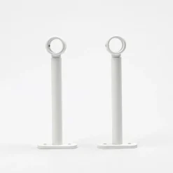 Conjunto 2 suportes branco mate 150mm