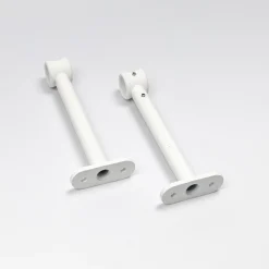 Conjunto 2 suportes branco mate 150mm